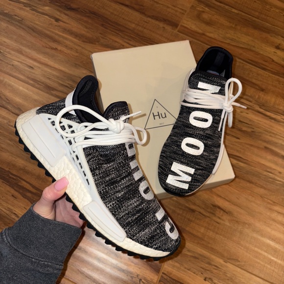 adidas gazelle silver green womens Adidas Pharrell Williams Human Race NMD TR Oreo  SoleMate Sneakers